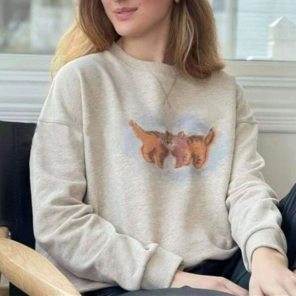women's hoodies & sweatshirts hoodies cats print sweatshirt ladies spring o-neck long sleeve pullover female simple ju gjuf, Black
women's hoodies & sweatshirts hoodies cats print sweatshirt ladies spring o-neck long sleeve pullover female simple ju gjuf, Black