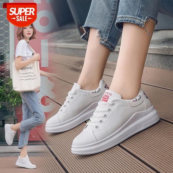 women sneakers 2020 fashion breathble vulcanized shoes women pu leather platform shoes lace up casual white #e732
women sneakers 2020 fashion breathble vulcanized shoes women pu leather platform shoes lace up casual white #e732