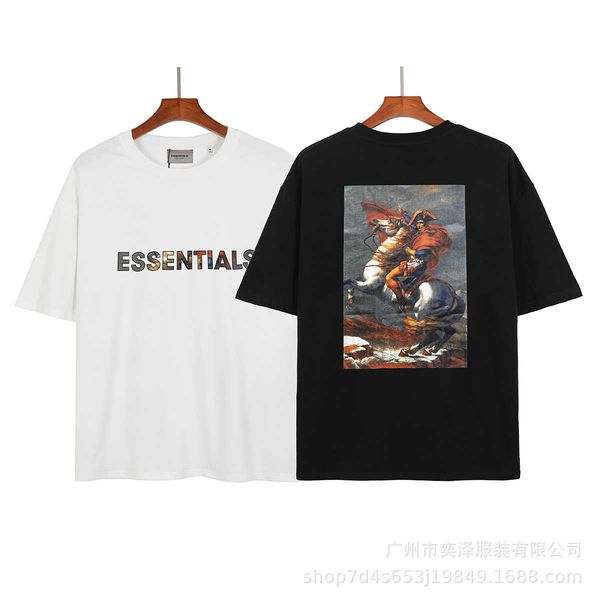 double trendy line essentials feel of god fog loose roman portrait short sleeve t-shirt, White;black
double trendy line essentials feel of god fog loose roman portrait short sleeve t-shirt, White;black
