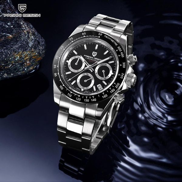 wristwatches pagani design fashion men quartz watch luxury sports stainless steel 100m waterproof chronograph relogio masculino, Slivery;brown
wristwatches pagani design fashion men quartz watch luxury sports stainless steel 100m waterproof chronograph relogio masculino, Slivery;brown