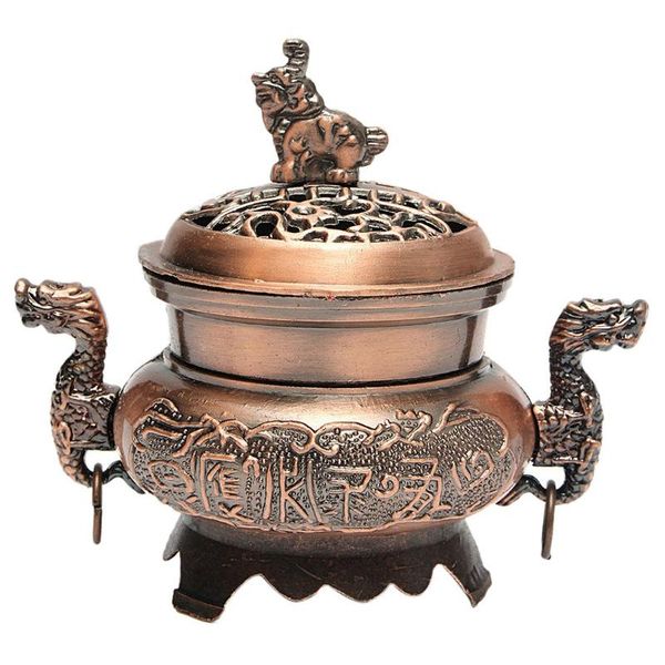 sachet bags buddhist incense burner smoke backflow zinc alloy censer cone holder, #1 red copper
sachet bags buddhist incense burner smoke backflow zinc alloy censer cone holder, #1 red copper
