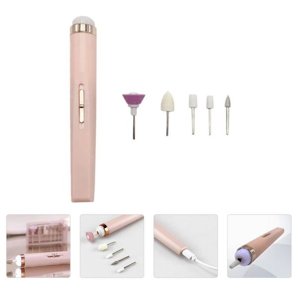 cuticle pushers 1 set nail polishing grinder manicure supply tool ) 
cuticle pushers 1 set nail polishing grinder manicure supply tool )