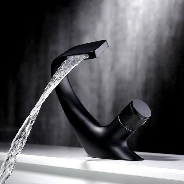 bathroom sink faucets basin and cold mixer faucet round macopper black water tap 
bathroom sink faucets basin and cold mixer faucet round macopper black water tap