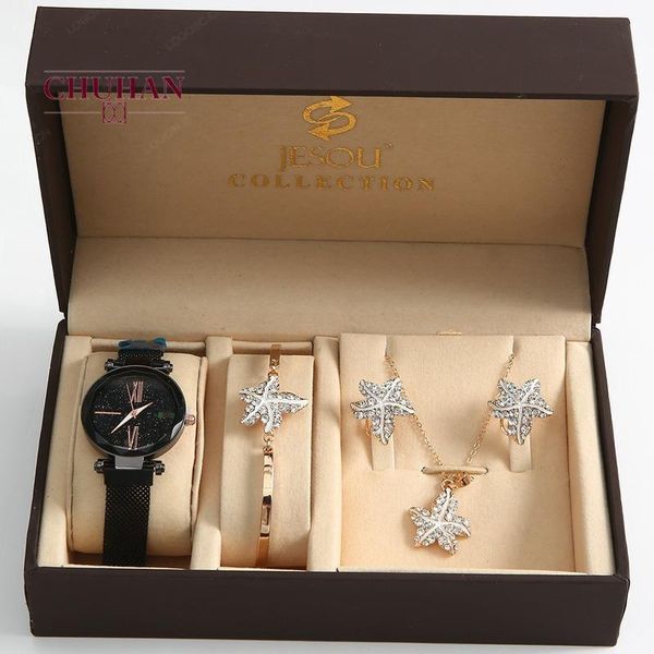 4pcs/set ladies jewelry gifts luxury women dress quartz watch bangle earrings necklace sets wrist gift c493 wristwatches, Slivery;brown
4pcs/set ladies jewelry gifts luxury women dress quartz watch bangle earrings necklace sets wrist gift c493 wristwatches, Slivery;brown