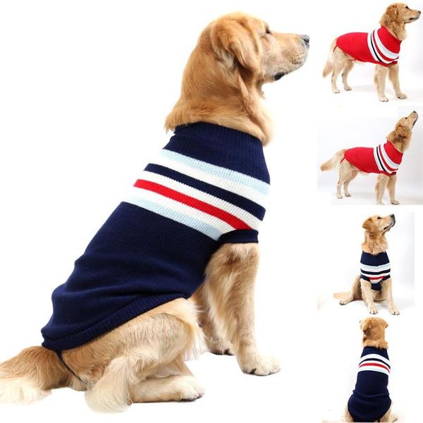 dog apparel warm autumn winter pet striped sweater autumn/ navy blue/red clothes wool costume
dog apparel warm autumn winter pet striped sweater autumn/ navy blue/red clothes wool costume