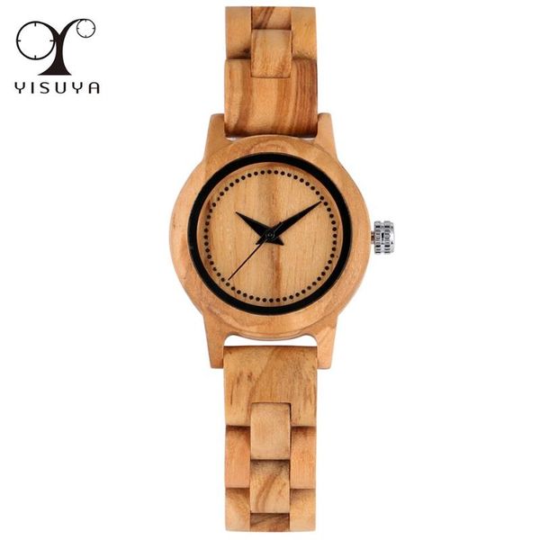 Minimalist Analog Design Women's Wood Watch Quartz Movement Full Wooden Bangle Female Wristwatch Folding Clasp Bracelet Clock Wristwatches, Slivery;brown
Minimalist Analog Design Women's Wood Watch Quartz Movement Full Wooden Bangle Female Wristwatch Folding Clasp Bracelet Clock Wristwatches, Slivery;brown