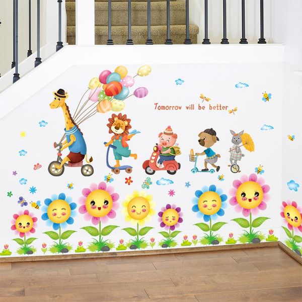 wall stickers cartoon animals balloons diy sunflowers plants mural decals for kids room baby bedroom home decoration accessories
wall stickers cartoon animals balloons diy sunflowers plants mural decals for kids room baby bedroom home decoration accessories