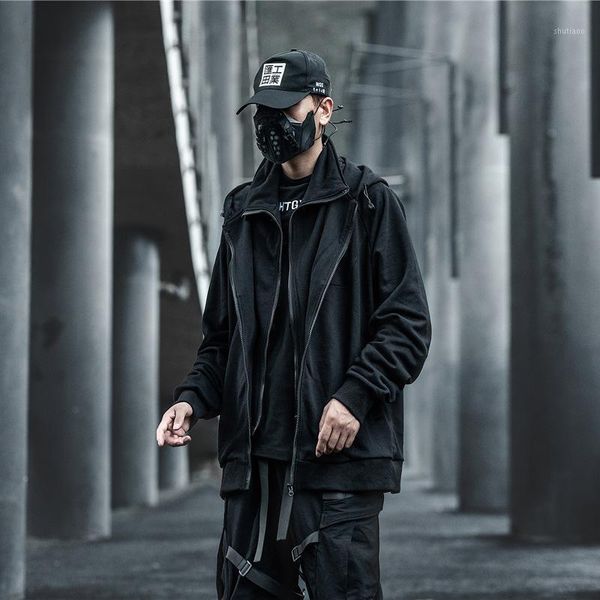 men's jackets hip hop casual hooded dark functional fake two piece overalls coats men techwear autumn japan style outerwear streetwear, Black;brown
men's jackets hip hop casual hooded dark functional fake two piece overalls coats men techwear autumn japan style outerwear streetwear, Black;brown