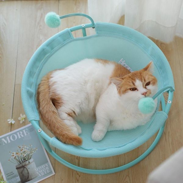 summer pet matcat litter cat fun leisure chair steel frame bed moisture-proof kennel hammock removable and washable beds & furniture
summer pet matcat litter cat fun leisure chair steel frame bed moisture-proof kennel hammock removable and washable beds & furniture