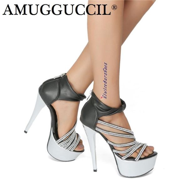 plus big size 35-52 black crystal zip fashion high heel platform party female ladies women summer sandals l963
plus big size 35-52 black crystal zip fashion high heel platform party female ladies women summer sandals l963