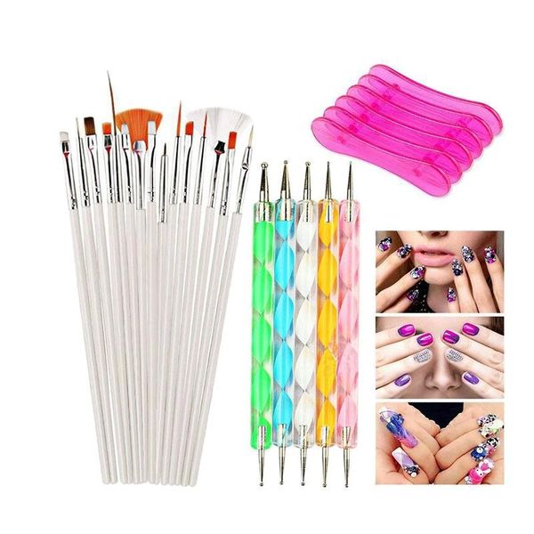 nail art kits tools kit uv gel polish painting brush dotting tool 4 sheets stickers manicure set for salon di
nail art kits tools kit uv gel polish painting brush dotting tool 4 sheets stickers manicure set for salon di
