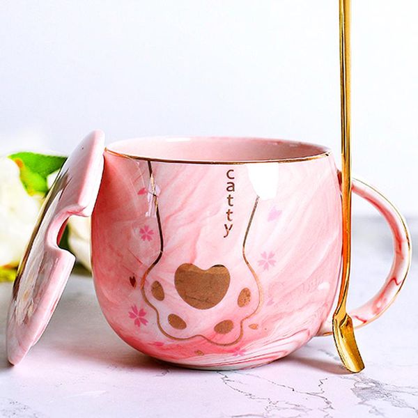 mugs creative cat claw cup cute ceramic water with lid spoon couple mug female male student household coffee
mugs creative cat claw cup cute ceramic water with lid spoon couple mug female male student household coffee