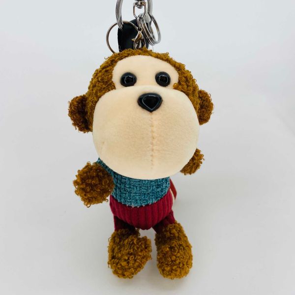 15cm brown color monkey animals pendant keychain backpack bag soft decoration doll kids plush toy gift keyring
15cm brown color monkey animals pendant keychain backpack bag soft decoration doll kids plush toy gift keyring