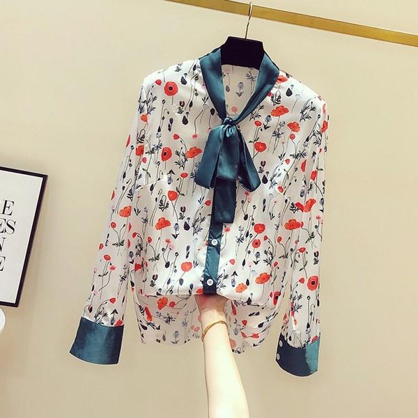 women's blouses & shirts 2021 autumn fashion floral printing female color block single breasted long sleeve casual women and, White
women's blouses & shirts 2021 autumn fashion floral printing female color block single breasted long sleeve casual women and, White