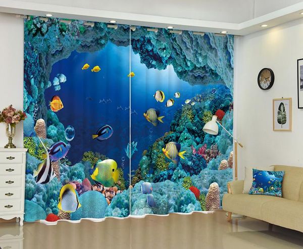 curtain & drapes the world under sea 3d window for living room curtians sunshade customize size
curtain & drapes the world under sea 3d window for living room curtians sunshade customize size