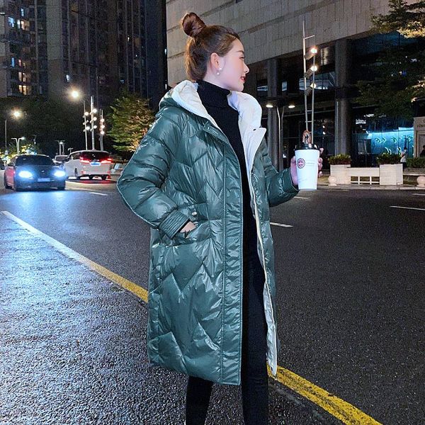 women's down & parkas kuyomens 2021 lady long loose hooded parka winter women jacket casual thick gloosy coat student female fashion, Black
women's down & parkas kuyomens 2021 lady long loose hooded parka winter women jacket casual thick gloosy coat student female fashion, Black