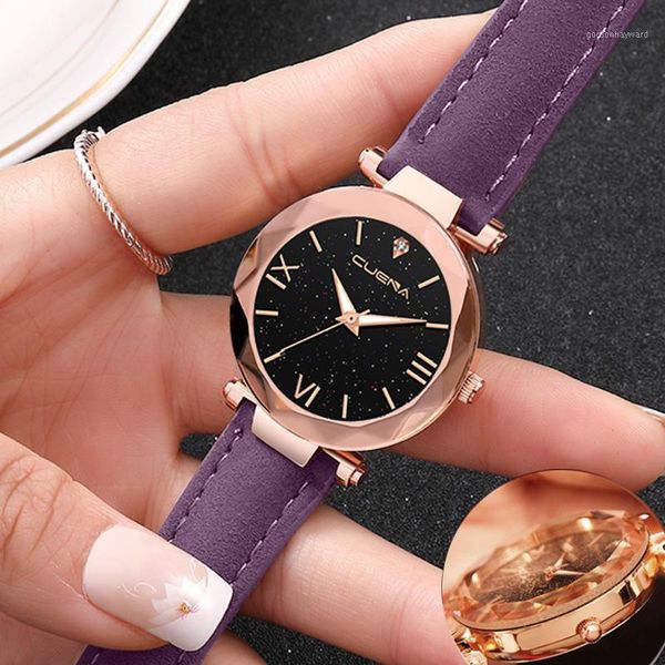 wristwatches fashion women 's leather band cuena sky starry analog quartz diamond wrist watch watches 2021 relogio feminino, Slivery;brown
wristwatches fashion women 's leather band cuena sky starry analog quartz diamond wrist watch watches 2021 relogio feminino, Slivery;brown