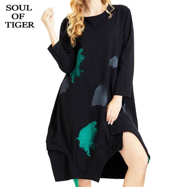 casual dresses soul of tiger autumn 2021 japan fashion women black printed dress ladies loose female long sleeve cotton clothing, Black;gray
casual dresses soul of tiger autumn 2021 japan fashion women black printed dress ladies loose female long sleeve cotton clothing, Black;gray