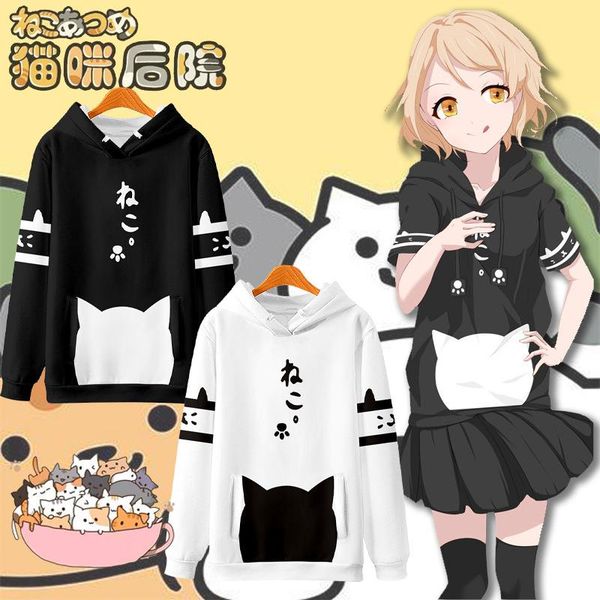 men's hoodies & sweatshirts game neko atsume cosplay hoodie women men harajuku sweatshirt japanese streetwear hip hop pullover hooded j, Black
men's hoodies & sweatshirts game neko atsume cosplay hoodie women men harajuku sweatshirt japanese streetwear hip hop pullover hooded j, Black