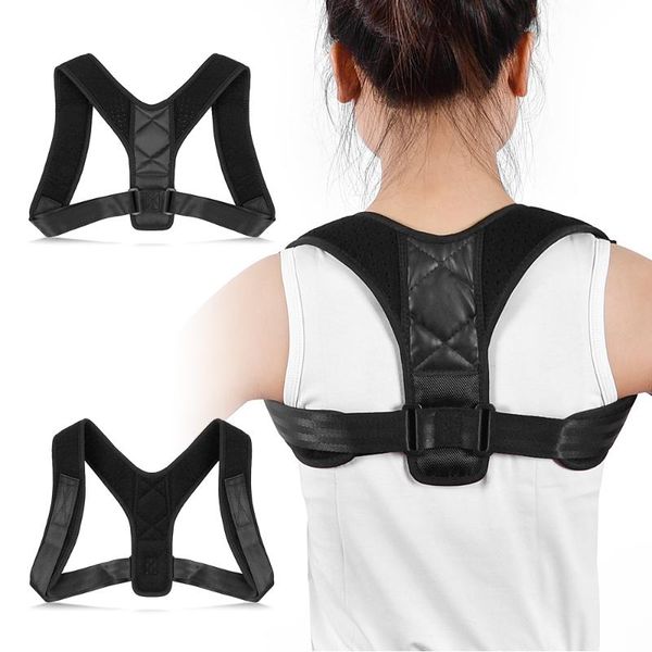 sports adjustable shoulder posture corrector upper back fixer clavicle brace support belt men women waist, Black;gray
sports adjustable shoulder posture corrector upper back fixer clavicle brace support belt men women waist, Black;gray