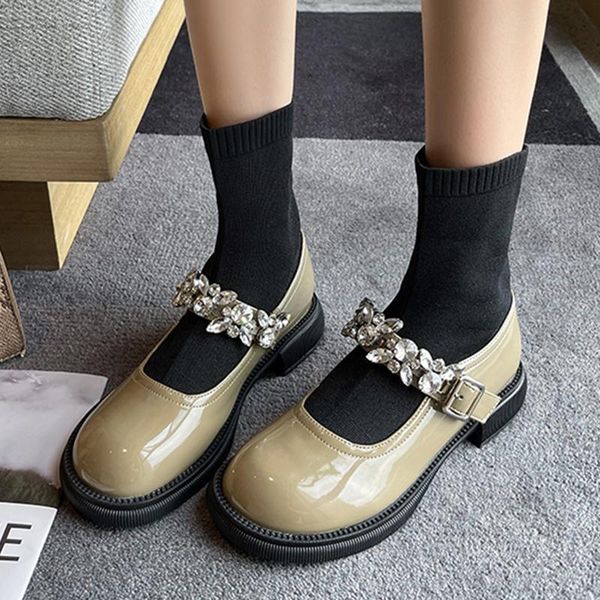 boots lucyever crystal strap ankle booyts women knitted warm square heels sock woman 2021 autumn patent leather botas mujer, Black
boots lucyever crystal strap ankle booyts women knitted warm square heels sock woman 2021 autumn patent leather botas mujer, Black