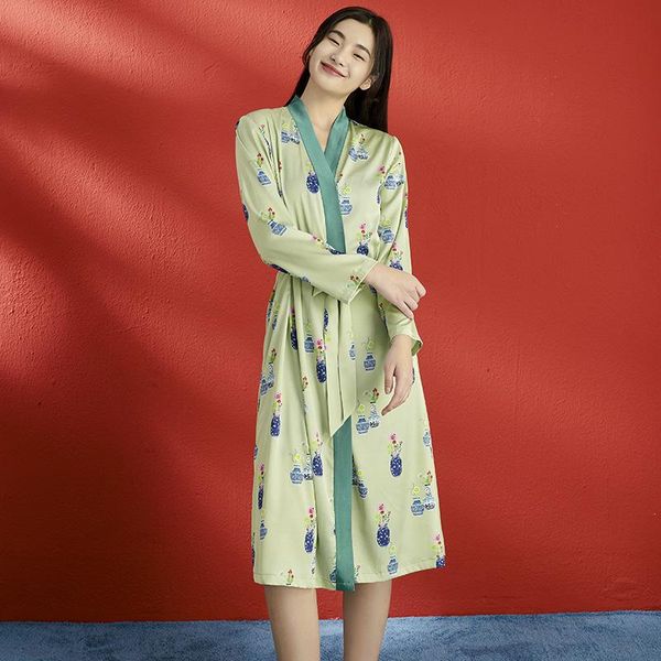 bata saten mujer spring summer silk robes woman printed nachthemd dames loose nightgown bathrobe morning gown homewear women women's sl, Black;red
bata saten mujer spring summer silk robes woman printed nachthemd dames loose nightgown bathrobe morning gown homewear women women's sl, Black;red