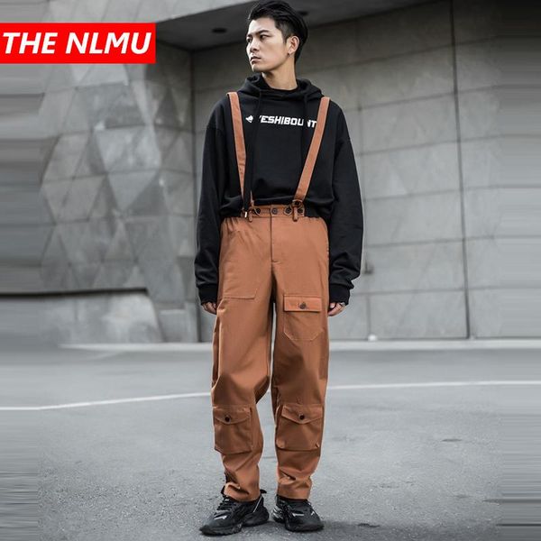 hip crago pant men joggers pants 2021 spring elastic waist multi pockets fashion overalls cargo long trousers wq359 men's, Black
hip crago pant men joggers pants 2021 spring elastic waist multi pockets fashion overalls cargo long trousers wq359 men's, Black