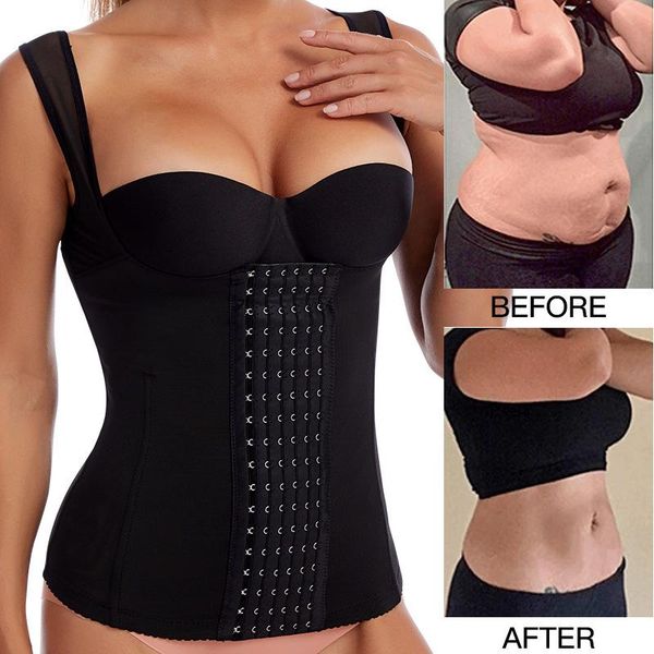 women's shapers women vest corset plus size slimming belt postpartum waist trainer shaperwear breasted belly girdle, Black;white
women's shapers women vest corset plus size slimming belt postpartum waist trainer shaperwear breasted belly girdle, Black;white