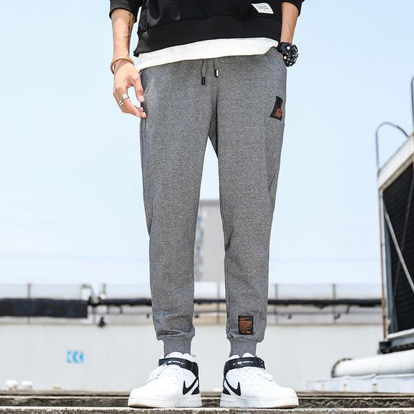 men's pants leisuremen trousers pure cotton trend cultivate one's morality spring motion style handsome little feet tied foot mout, Black
men's pants leisuremen trousers pure cotton trend cultivate one's morality spring motion style handsome little feet tied foot mout, Black