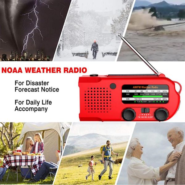 radio 5000mah portable hand crank solar usb charging fm am wb alert emergency weather with led torch
radio 5000mah portable hand crank solar usb charging fm am wb alert emergency weather with led torch
