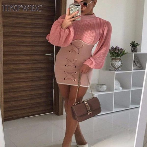 casual dresses 2021 spring women o-neck long sleeve celebrity party pink mini bandage bodycon dress u360, Black;gray
casual dresses 2021 spring women o-neck long sleeve celebrity party pink mini bandage bodycon dress u360, Black;gray