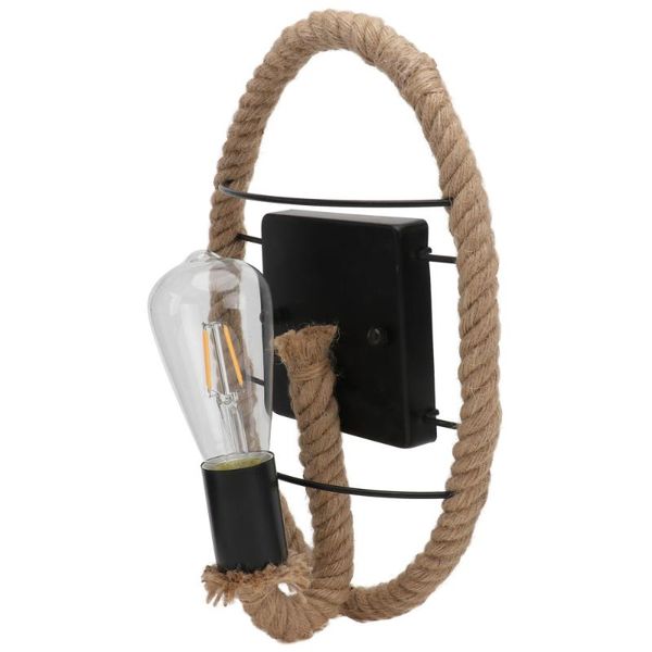 1pc retro wall lamp living room cafe decorative light for home (brown) 
1pc retro wall lamp living room cafe decorative light for home (brown)