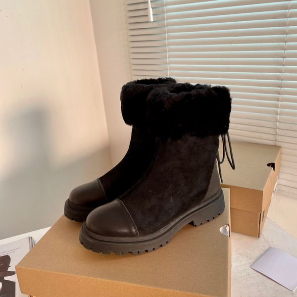 2021 winter cowhide wool lined snow boots women designer boot wgg fashion soft leather flat girls casual shoe with fur half for woman supsne, Black
2021 winter cowhide wool lined snow boots women designer boot wgg fashion soft leather flat girls casual shoe with fur half for woman supsne, Black