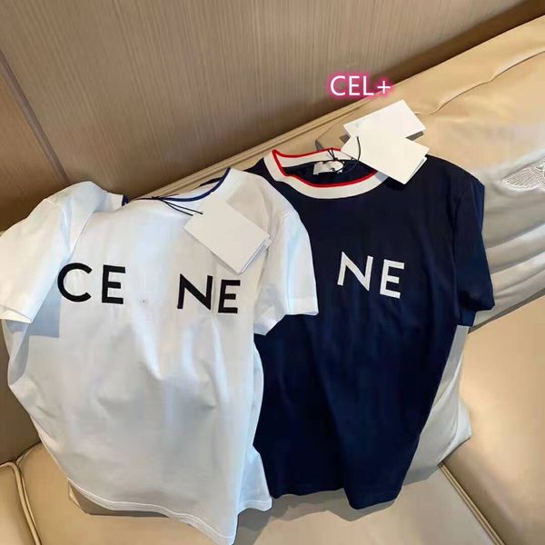 21 summer cel + simple clean wind casual t-shirt round neck loose, comfortable and breathable, White
21 summer cel + simple clean wind casual t-shirt round neck loose, comfortable and breathable, White