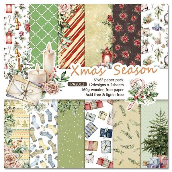 xmas season style scrapbooking paper pack of 24 sheets handmade craft background pad other arts and crafts
xmas season style scrapbooking paper pack of 24 sheets handmade craft background pad other arts and crafts