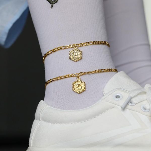 anklets 26 letter a-z initial women fashion english alphabet chain ankle jewelry gifts for the year bijoux femme, Red;blue
anklets 26 letter a-z initial women fashion english alphabet chain ankle jewelry gifts for the year bijoux femme, Red;blue