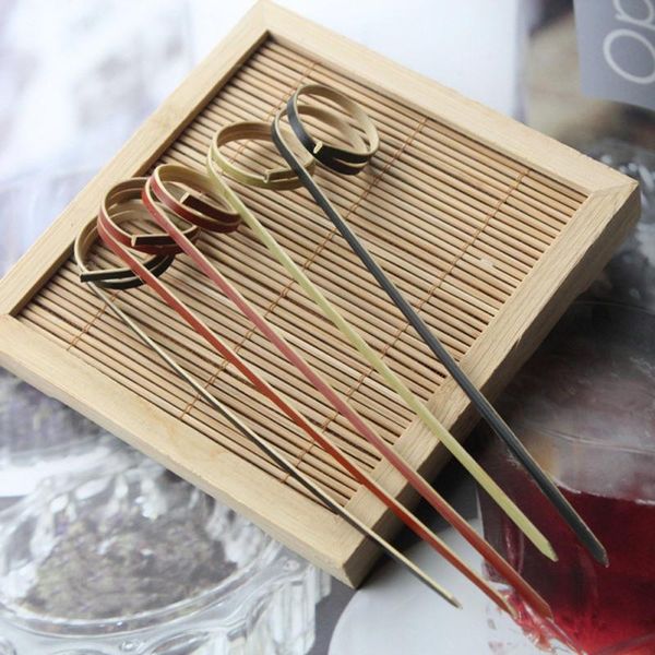 forks 100pcs disposable cocktail picks bamboo stick with twisted ends for fruit barbeque party sticks
forks 100pcs disposable cocktail picks bamboo stick with twisted ends for fruit barbeque party sticks