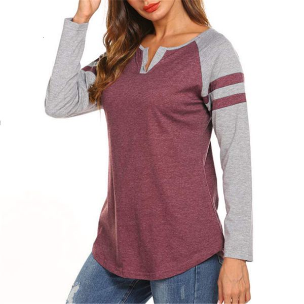 women's tees t-shirt spring 2021 spring multi stripe splicing long sleeve t-shirt v-neck color matching top, White
women's tees t-shirt spring 2021 spring multi stripe splicing long sleeve t-shirt v-neck color matching top, White