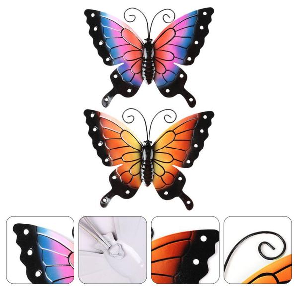 decorative objects & figurines 2pcs metal butterflies wall art decor indoor outdoor hanging decoration
decorative objects & figurines 2pcs metal butterflies wall art decor indoor outdoor hanging decoration