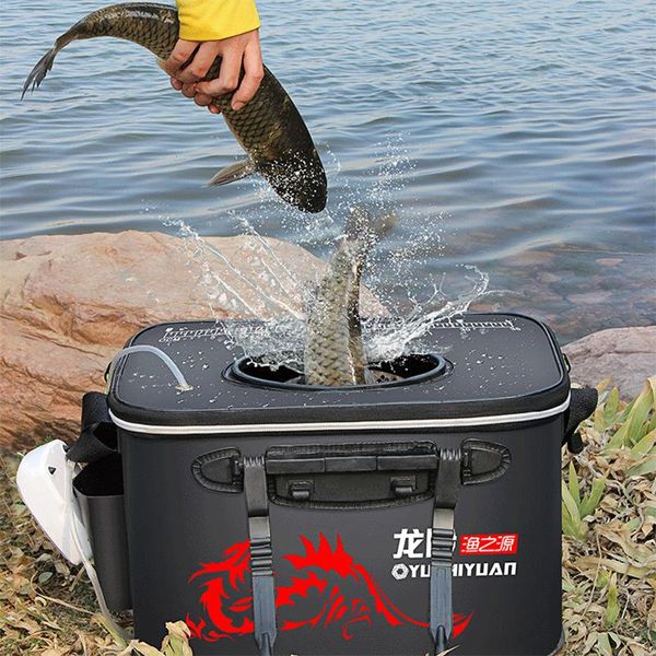 fishing accessories 30/35/40/45/50cm eva folding box multifunctional live fish bucket thickened bag tackle gear tank
fishing accessories 30/35/40/45/50cm eva folding box multifunctional live fish bucket thickened bag tackle gear tank