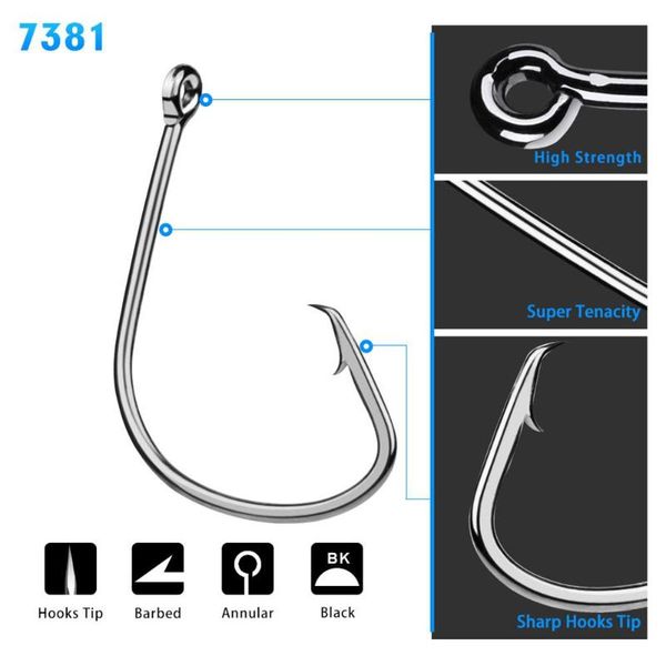 fishing hooks 100 pcs/ pack chapter hook single with barb sharp tip strong corrosion resistance accessories
fishing hooks 100 pcs/ pack chapter hook single with barb sharp tip strong corrosion resistance accessories