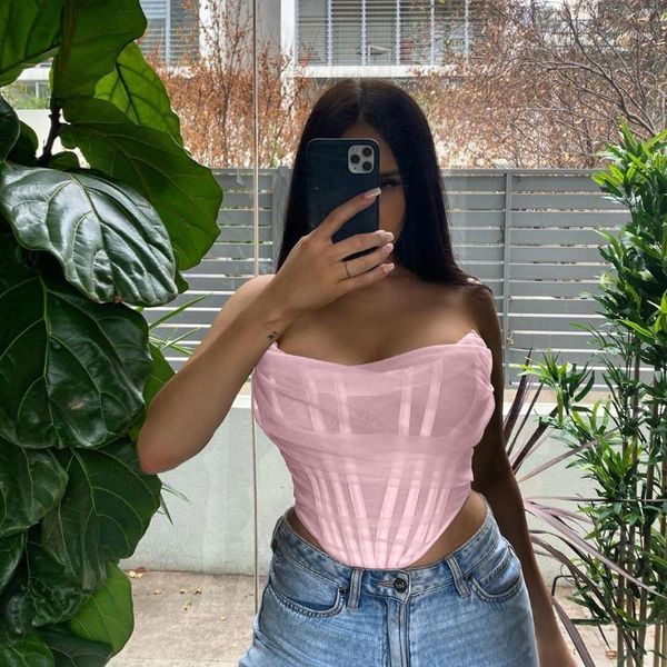 hjwsfdcai 2021summer women's corset multicolor fashion fishbone mesh push up tank female club bustier bustiers & corse, Black;white
hjwsfdcai 2021summer women's corset multicolor fashion fishbone mesh push up tank female club bustier bustiers & corse, Black;white