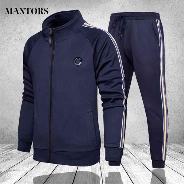 brand men tracksuit 2 pieces men's spring jacket casual zipper jackets sportswear+pants sweatshirt sports suit men sets clothing 210916, Gray
brand men tracksuit 2 pieces men's spring jacket casual zipper jackets sportswear+pants sweatshirt sports suit men sets clothing 210916, Gray