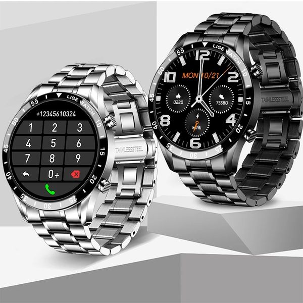 lige steel band smart watch men heart rate blood pressure monitor sport multifunction mode fitness tracker waterproof smartwatchg, Slivery;brown
lige steel band smart watch men heart rate blood pressure monitor sport multifunction mode fitness tracker waterproof smartwatchg, Slivery;brown
