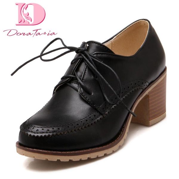 dress shoes doratasia for dropship large size 43 square heels shoelaces vintage british style brogue ladies pumps women, Black
dress shoes doratasia for dropship large size 43 square heels shoelaces vintage british style brogue ladies pumps women, Black