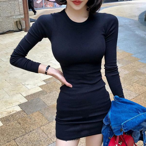 casual dresses korean women's fashion show figure long-sleeved dress spring and autumn tight-fitting hip base office lady, Black;gray
casual dresses korean women's fashion show figure long-sleeved dress spring and autumn tight-fitting hip base office lady, Black;gray