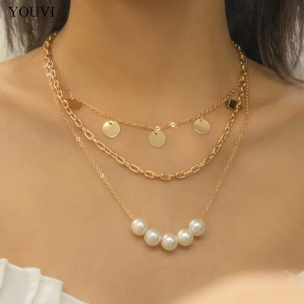 chains youvi boho baroque pearl chain necklace for women goth aesthetic vintage collier femme fashion summer jewelry charm choker, Silver
chains youvi boho baroque pearl chain necklace for women goth aesthetic vintage collier femme fashion summer jewelry charm choker, Silver