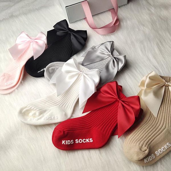 socks ins children's big bow middle tube autumn winter baby plain medium non slip floor, Pink;yellow
socks ins children's big bow middle tube autumn winter baby plain medium non slip floor, Pink;yellow