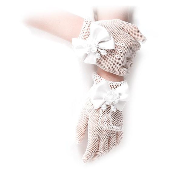 bridal gloves beauty pearl wedding for girls mesh evening children's holiday accessories with halloween day birthday bow performance gl, White
bridal gloves beauty pearl wedding for girls mesh evening children's holiday accessories with halloween day birthday bow performance gl, White