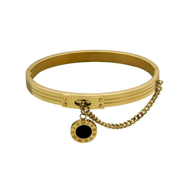 bangle fine jewelry black round tag chain bangles roman numerals bracelet for women classic brand stainless steel bracelets
bangle fine jewelry black round tag chain bangles roman numerals bracelet for women classic brand stainless steel bracelets